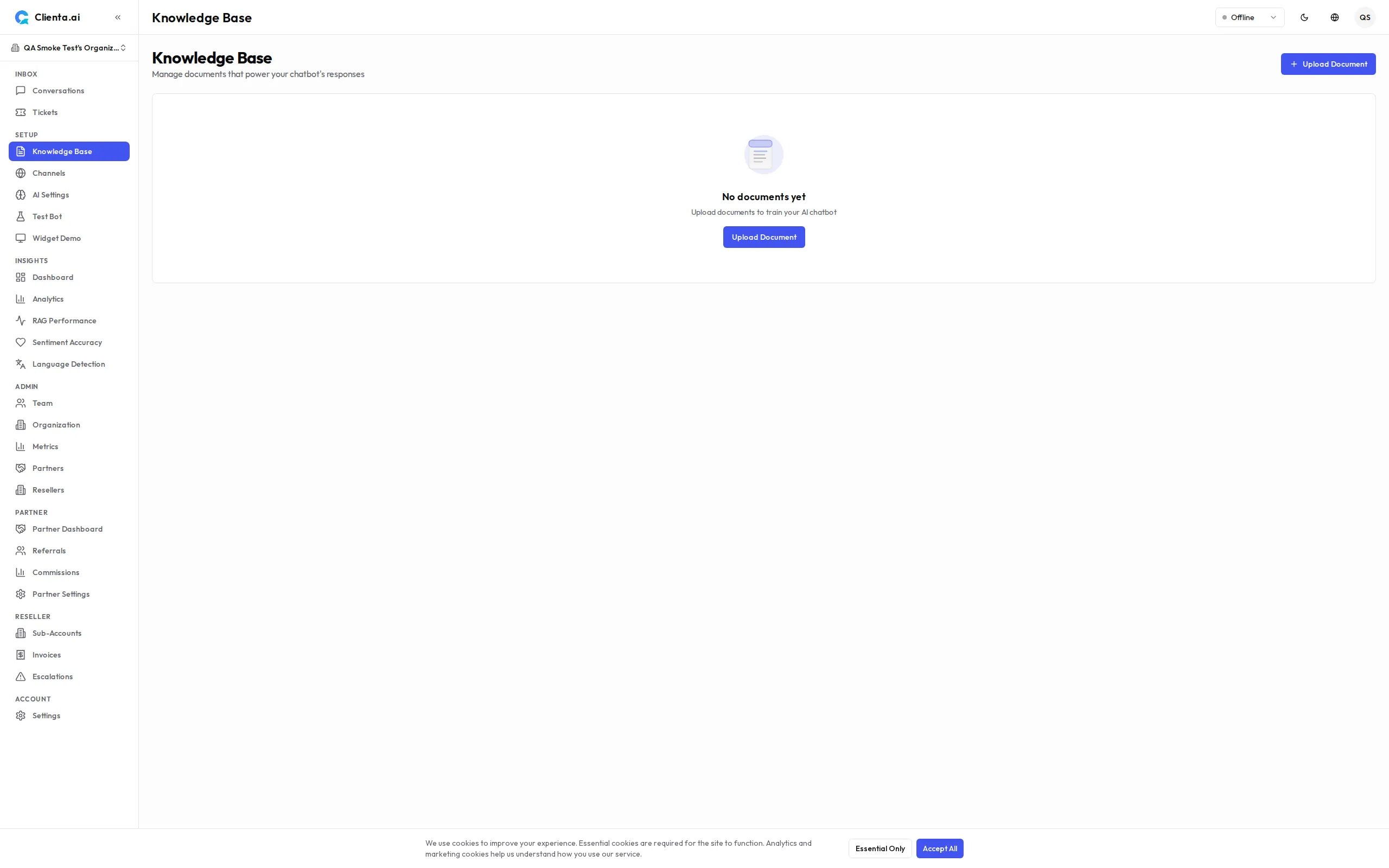 Knowledge Base — Document List